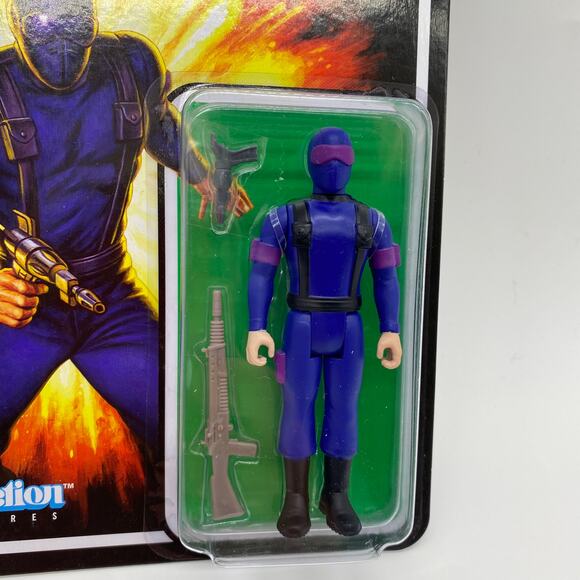 G.I. Joe Reaction Figures Snake Eyes Commando Super 7 Hasbro 2021 New - Picture 3 of 5